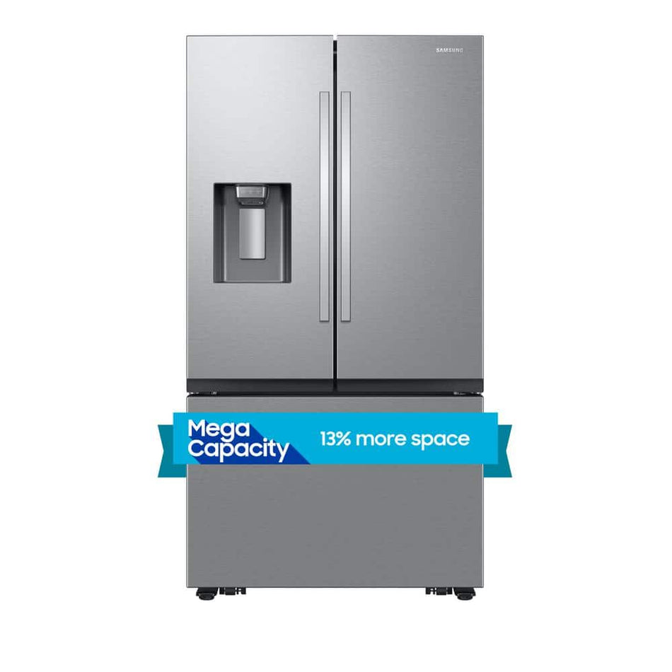 Samsung 31 cu. ft. Mega Capacity 3-Door French Door Refrigerator with Four Types of Ice in Stainless Steel