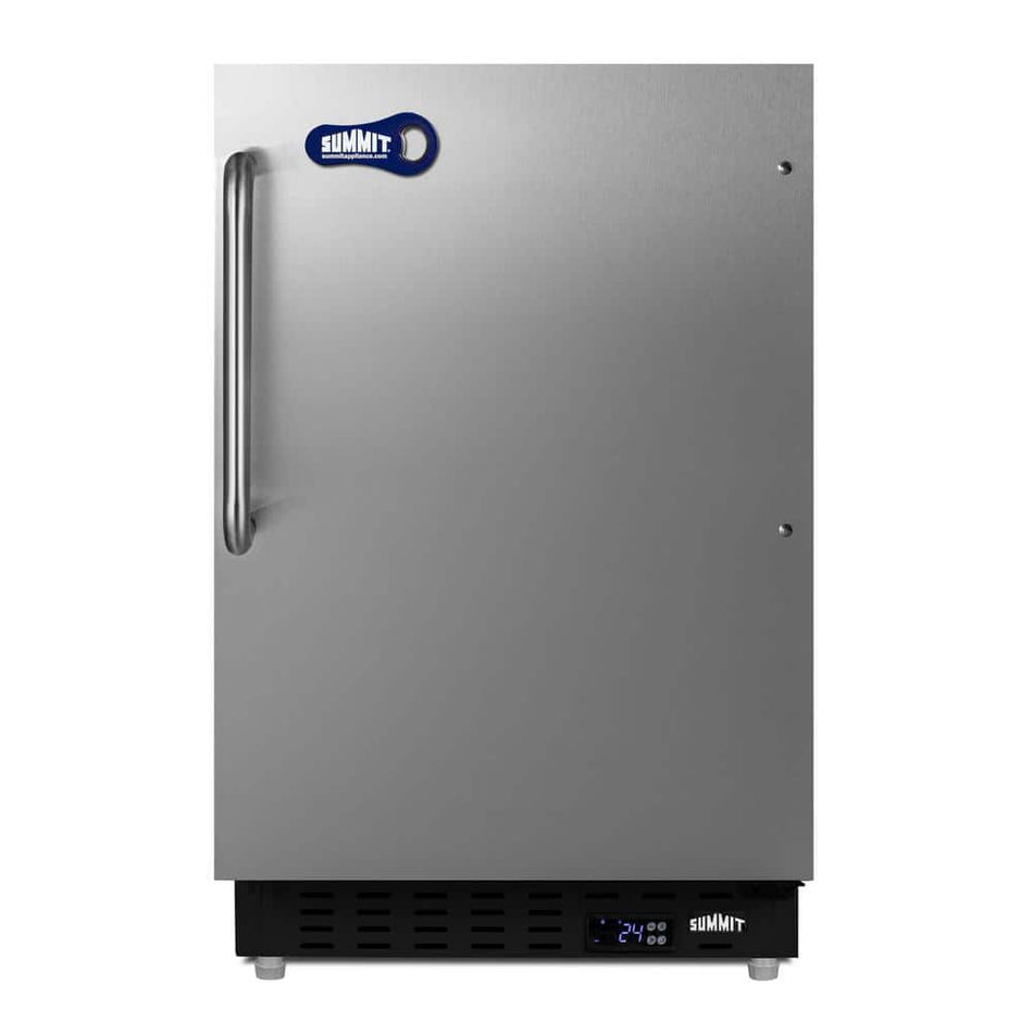 Summit Appliance 2.68 cu. ft. Upright Beer Freezer in Stainless Steel