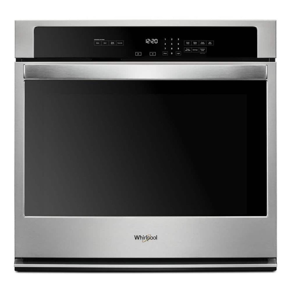 Whirlpool 30 in. Single Electric Thermal Wall Oven with Self-Cleaning in Stainless Steel