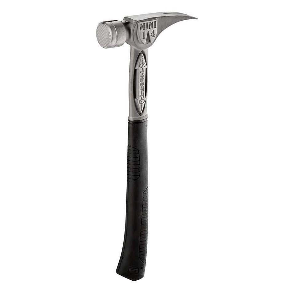 Stiletto 14 oz. TiBone Milled Face Hammer with 15.25 in. Curved Handle