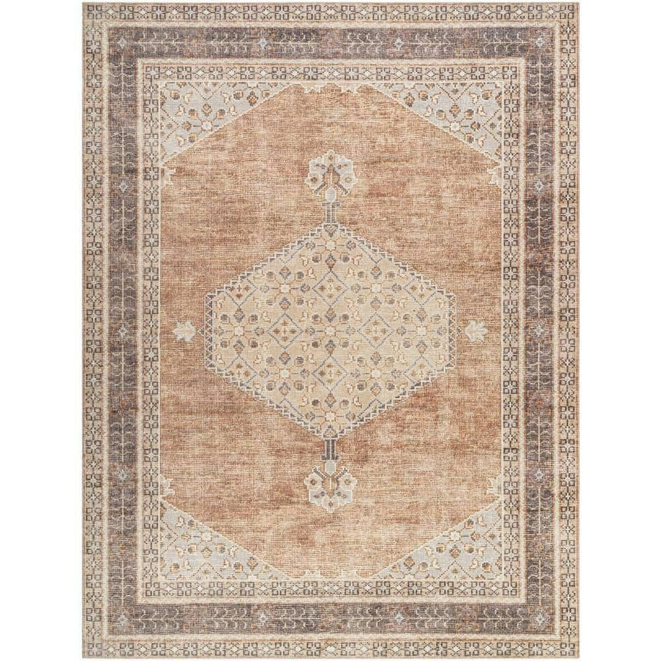 Surya Becki Owens x Surya Lila Tan Oriental 9 ft. x 12 ft. Indoor Area Rug