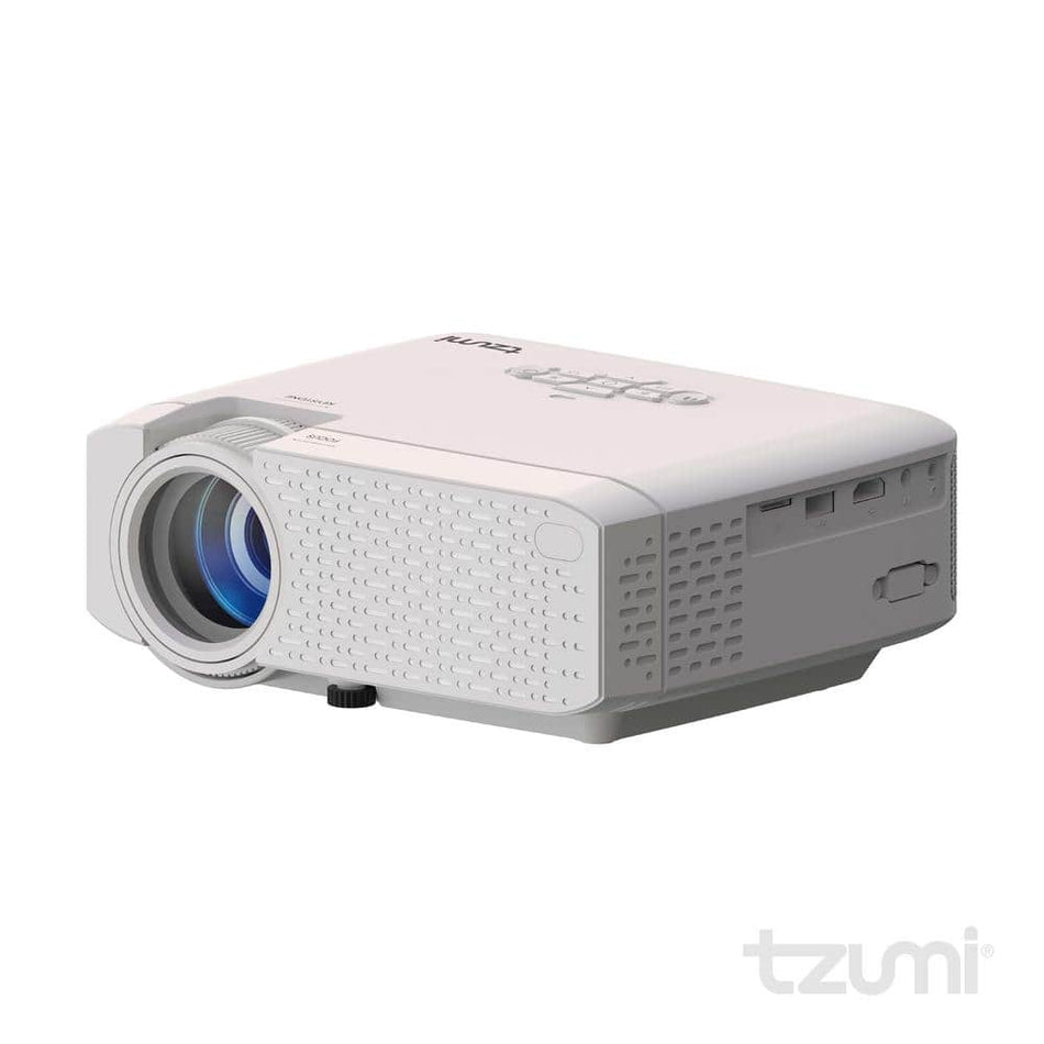 Tzumi Go Theater 800 x 480 LED Home Cinema Projector Wifi with 1600 Lumens and Wifi