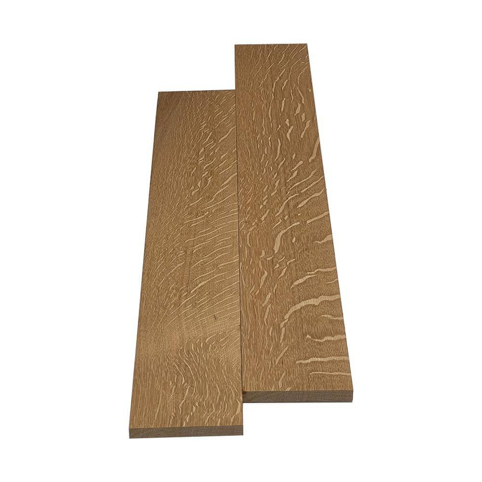 Swaner Hardwood 3/4 in. x 5.5 in. x 96 in. Quarter Sawn White Oak S4S Base Moulding (2-Pack)