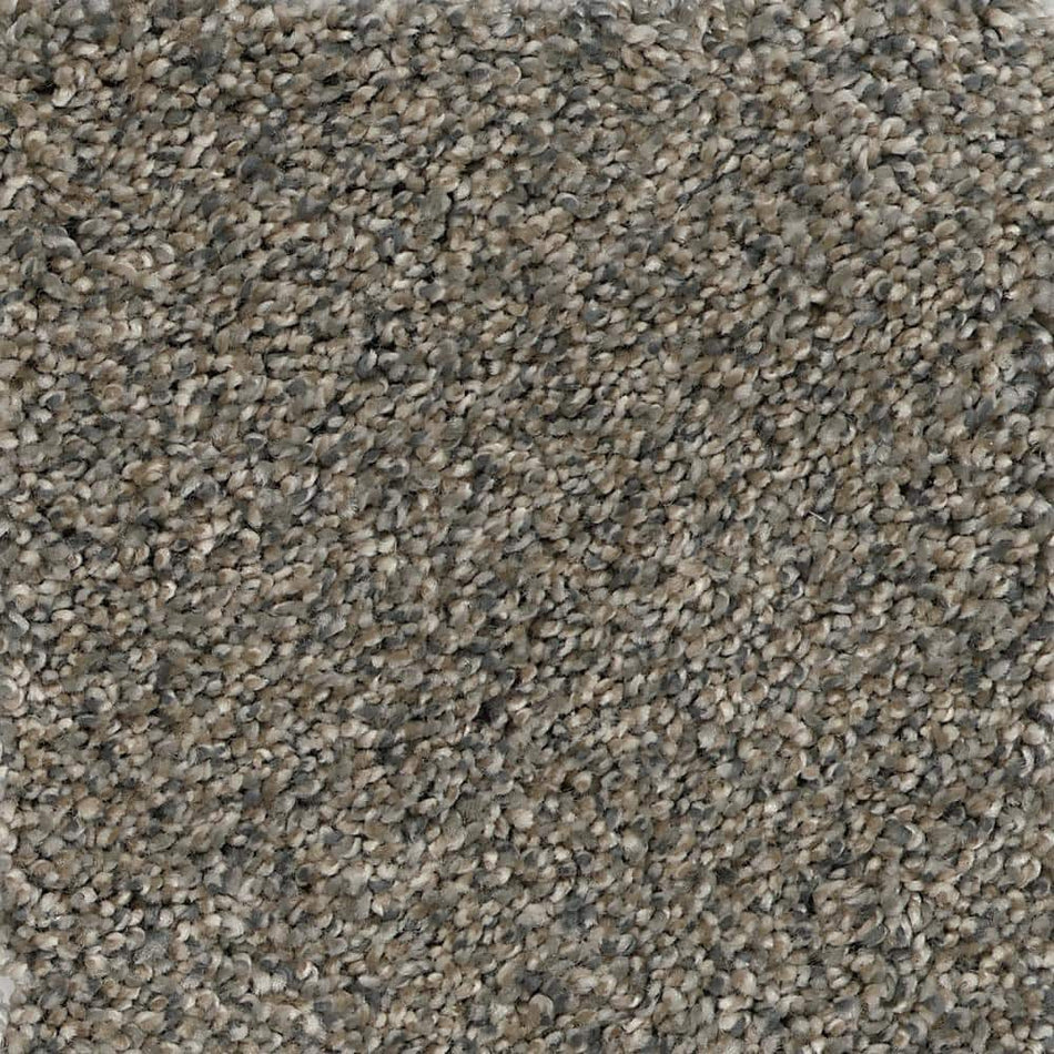 TrafficMaster Otis - Upscale -  Gray 40 oz. SD Polyester Texture Installed Carpet