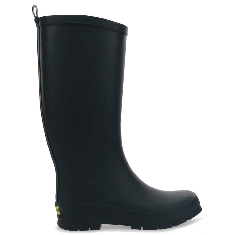 WESTERN CHIEF Women's Modern Tall 11.5" Waterproof Rubber Rain Boot - Black size 9