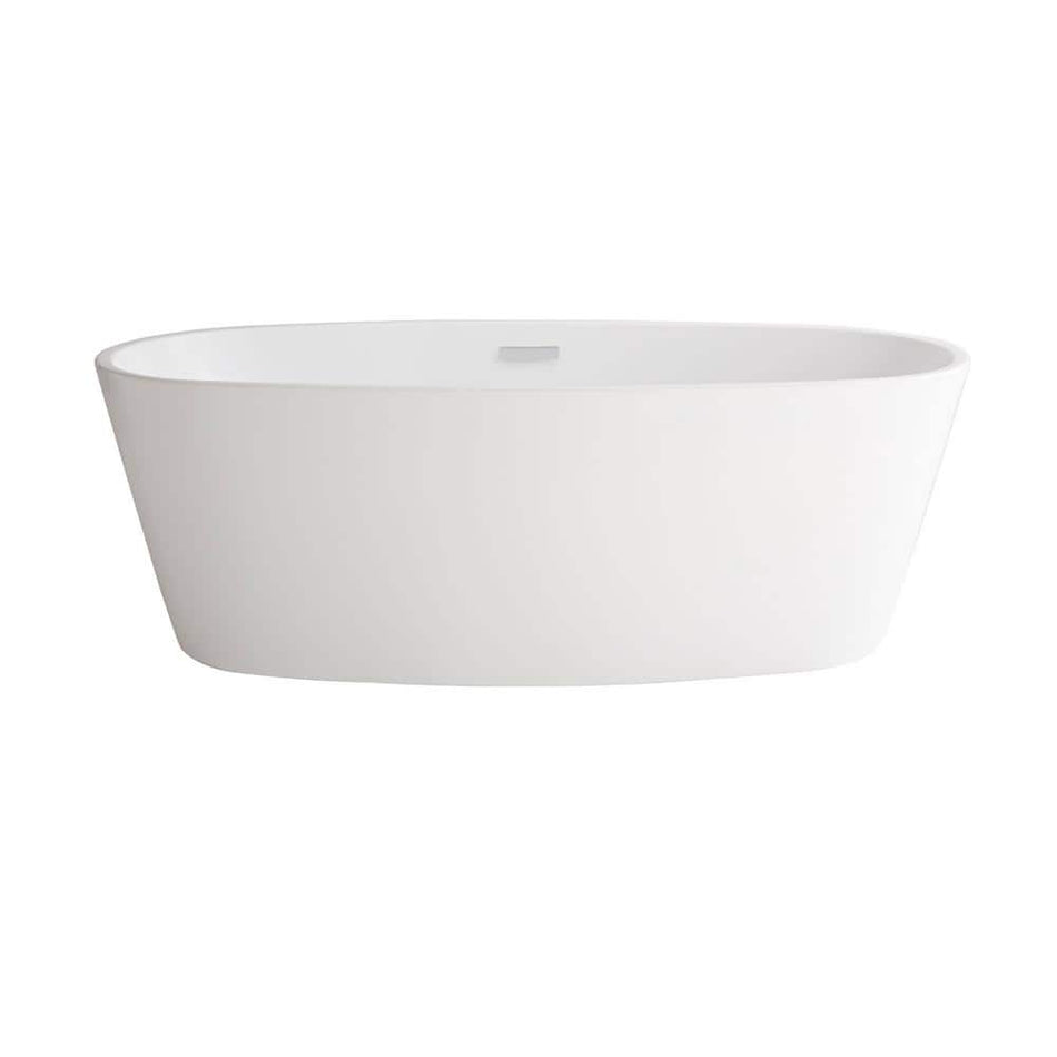 American Standard Coastal Serin 66 in. x 32 in. Soaking Bathtub with Center Hand Drain in White