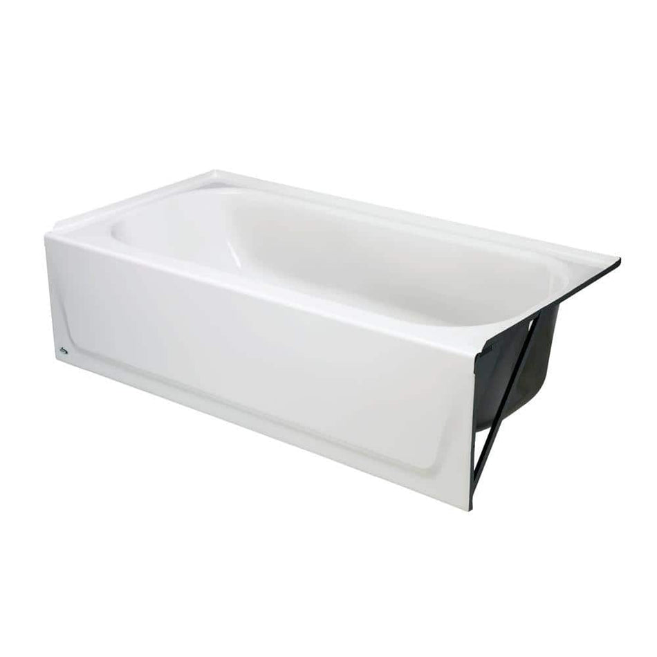 Bootz Industries Maui 60 in. x 30 in. Soaking Bathtub with Right Drain in White