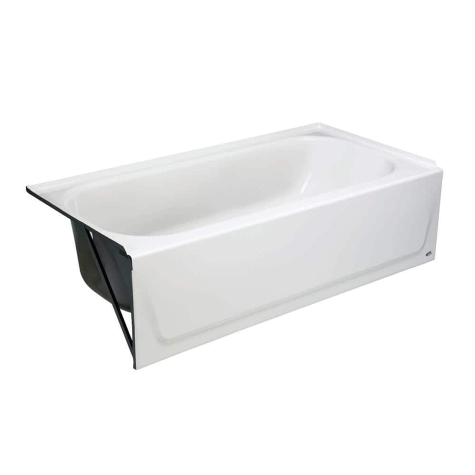 Bootz Industries Maui 60 in. x 30 in. Soaking Bathtub with Left Drain in White