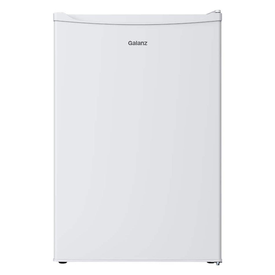 Galanz 3.1 cu. ft. Manual Defrost Residential Mini Compact Upright Freezer in White ENERGY STAR