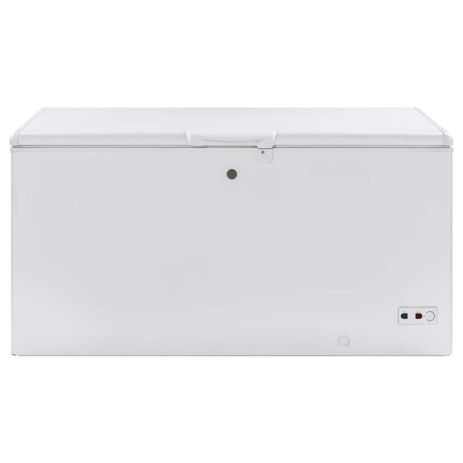 GE Garage Ready 15.7 cu. ft. Manual Defrost Chest Freezer in White