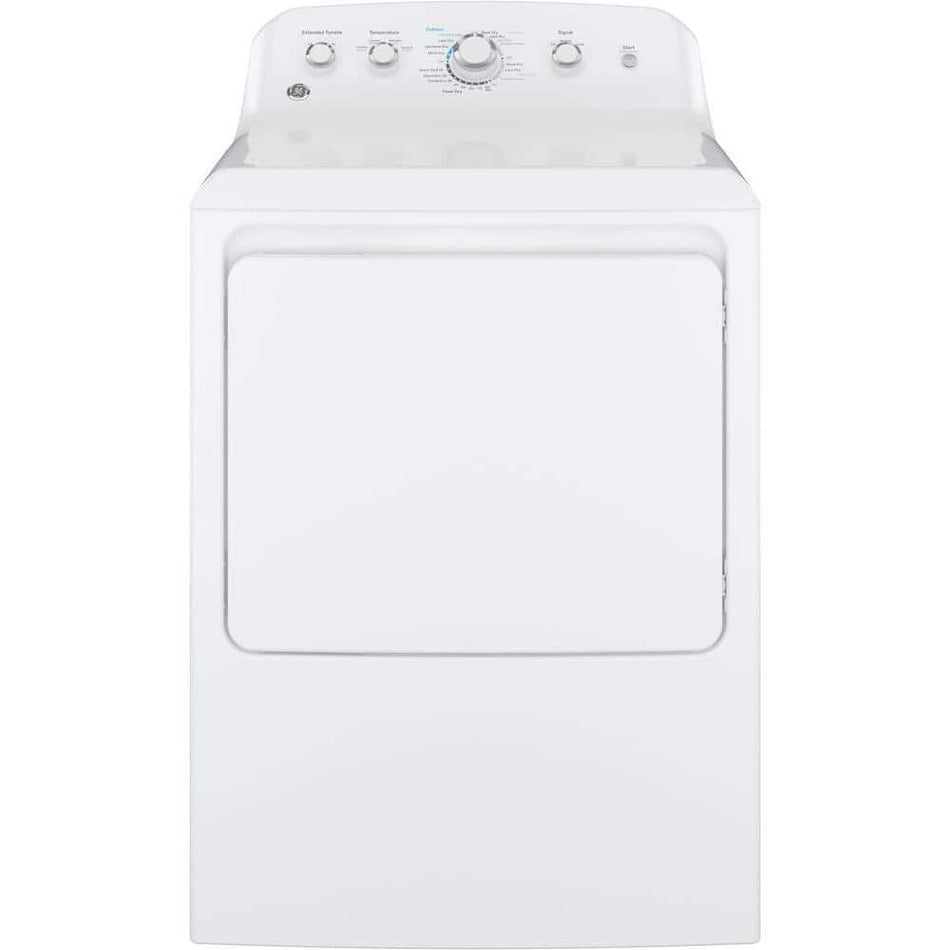 GE 7.2 cu. ft. Electric Dryer in White with Wrinkle Care