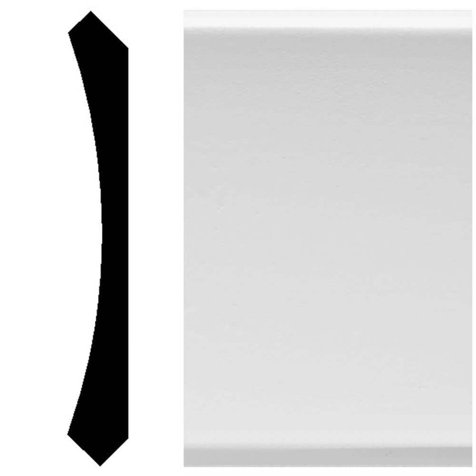 HOUSE OF FARA 8841 3/4 in. x 5-1/4 in. x 96 in. MDF Crown Moulding