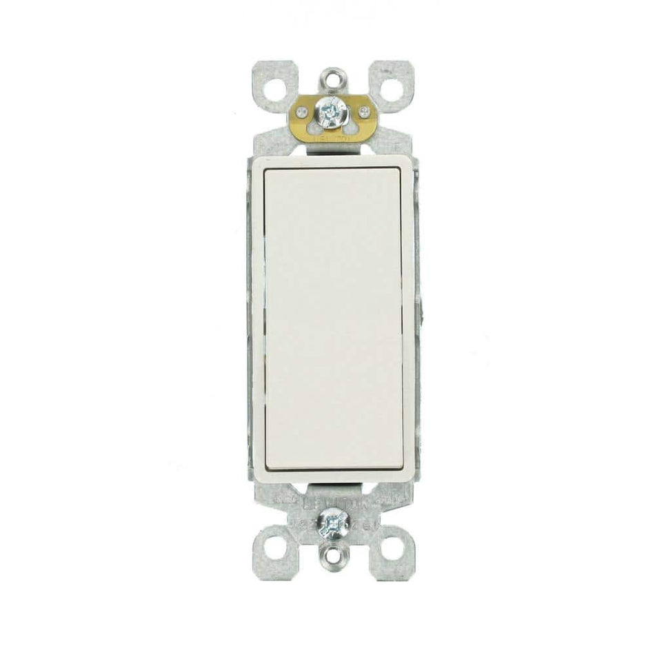 Leviton Decora 15 Amp 3-Way Switch, White