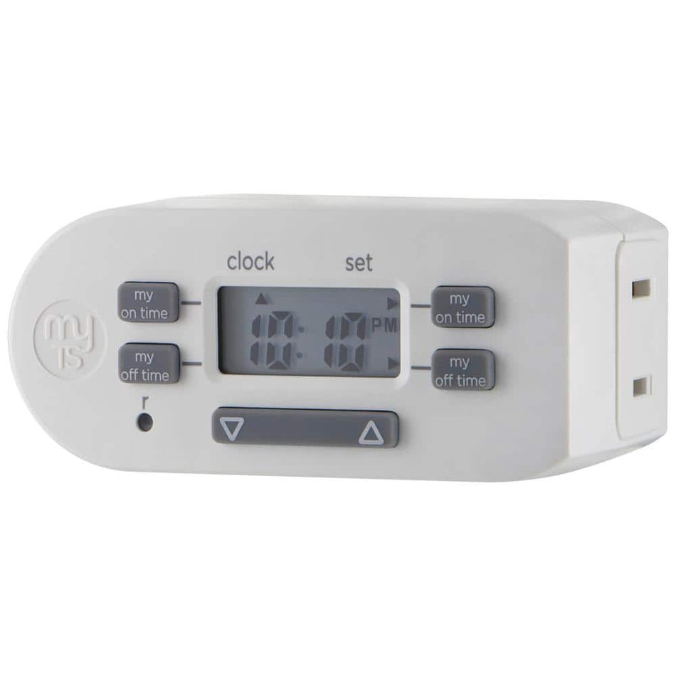 myTouchSmart Simple Set 2-On/Off Indoor Digital Plug-In Bar Timer