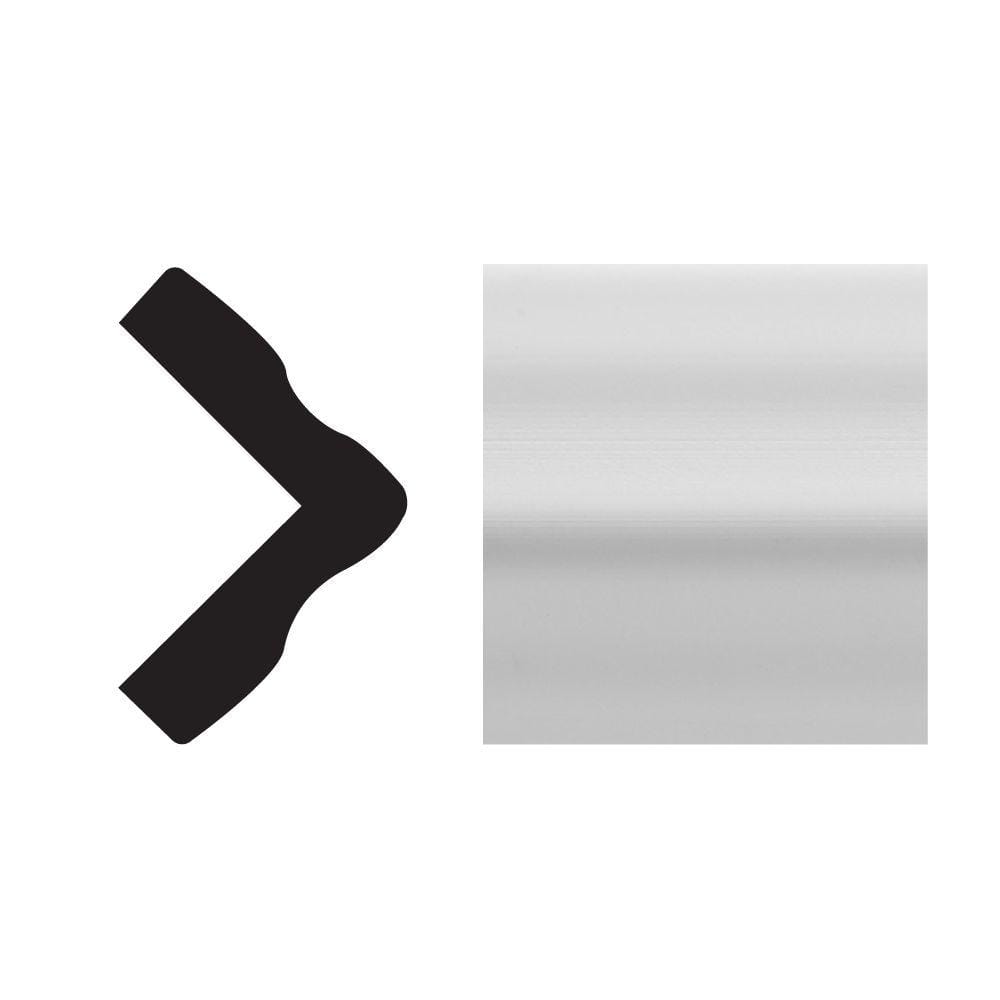 Royal Mouldings 5165 1 in. x 1 in. x 8 ft. PVC Composite White Colonia