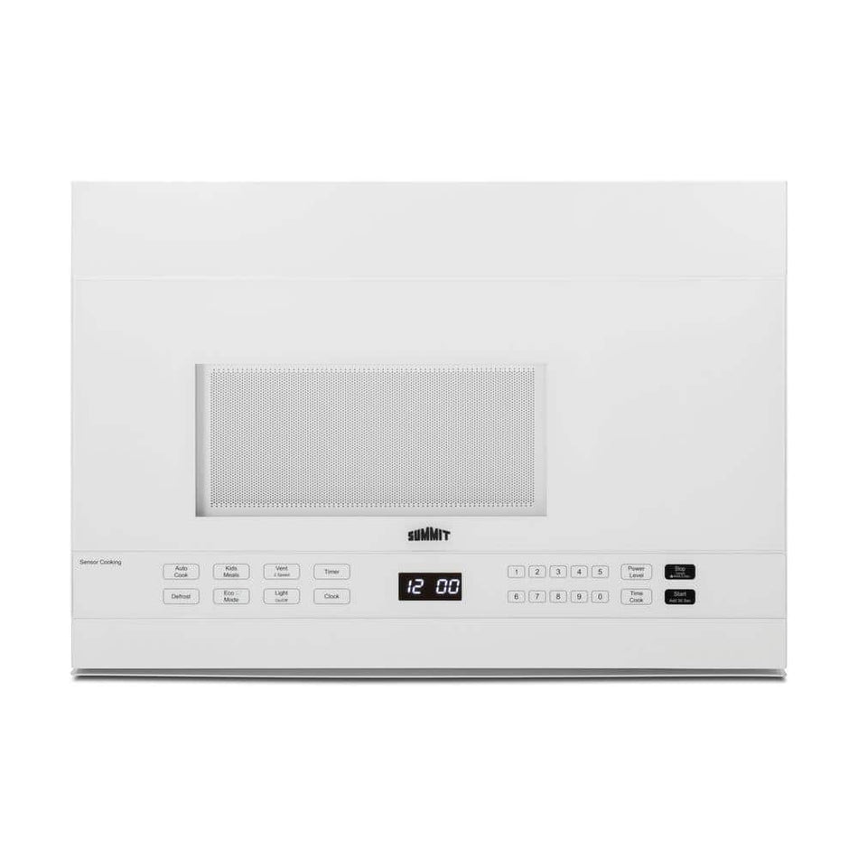 Summit Appliance 24 in. 1.4 cu. ft. Over the Range Microwave in White