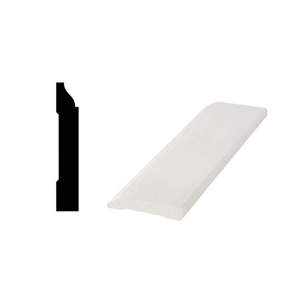 TRIMFINITY WM 623 3-1/4 in. x 9/16 in. x 192 in. EcoPoly Interior Polystyrene Baseboard Moulding