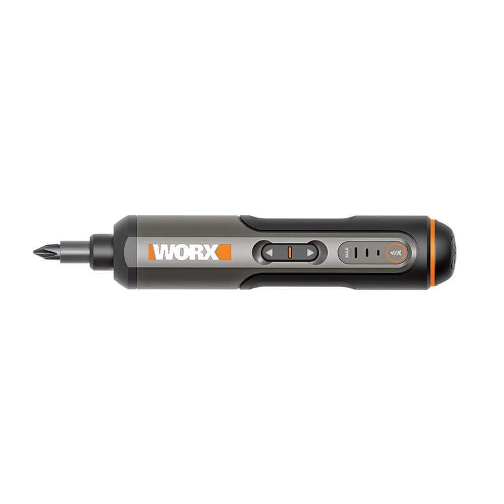 Worx 4Volt Max LithiumIon Cordless Rechargeable Screwdriver Kit with