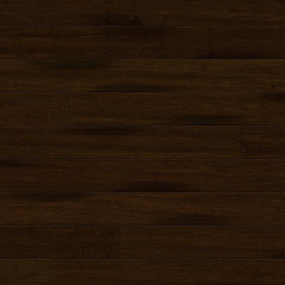 Home Decorators Collection Brown 3/8 in. T x 5.1 in. W Hand Scraped Strand Woven Engineered Bamboo Flooring (25.6 sqft/case)